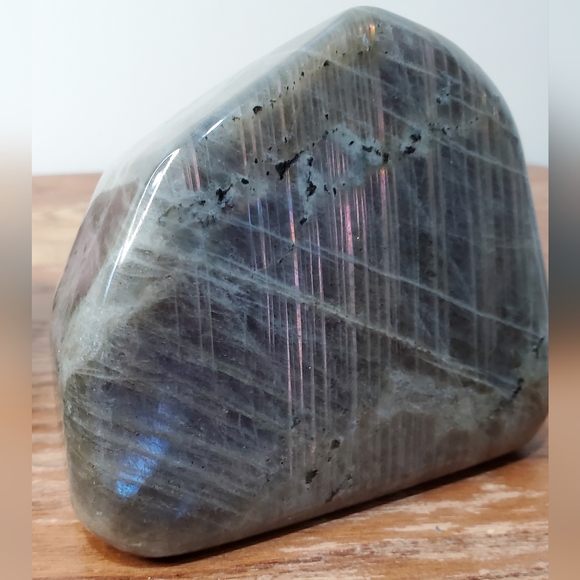 Labradorite Crystal Freeform 1.34 pounds Two-Sided Flash - Picture 8 of 17
